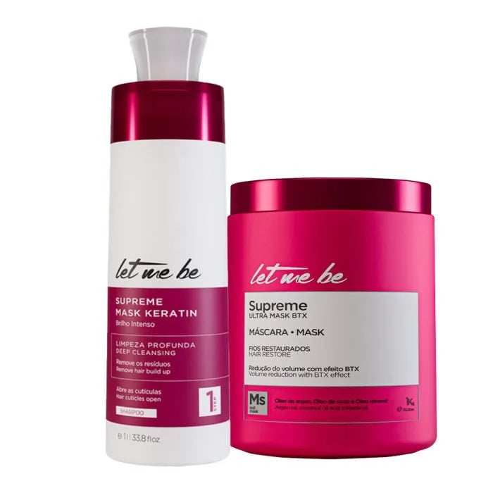 BTX Supreme Ultra Mask | 1 kg + Anti -Waste Shampoo Supreme | 1l