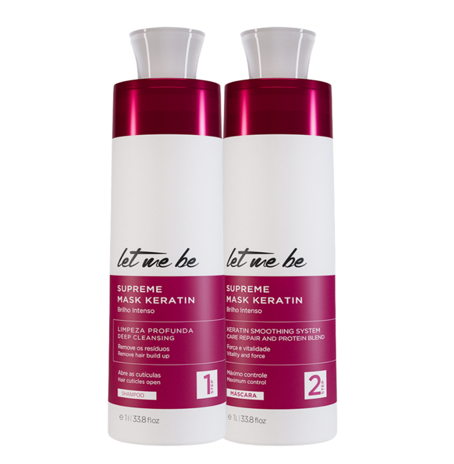Oberste Glattung Kit Mask Keratin | 2x1l