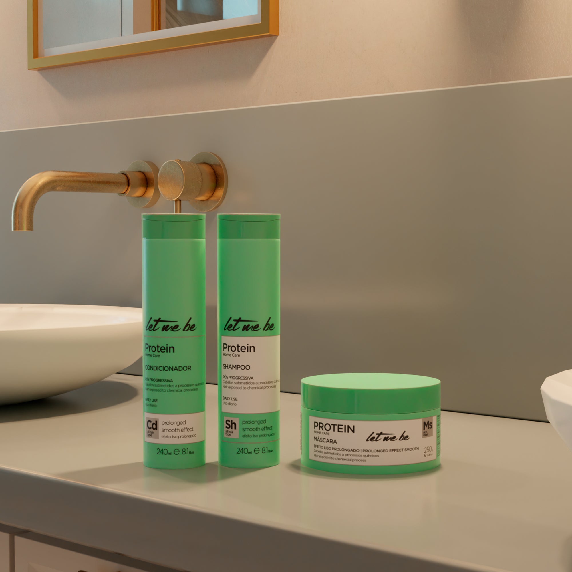 Protein Home Care Kit - Liso verlängert | Postprogressiv (3 Produkte)