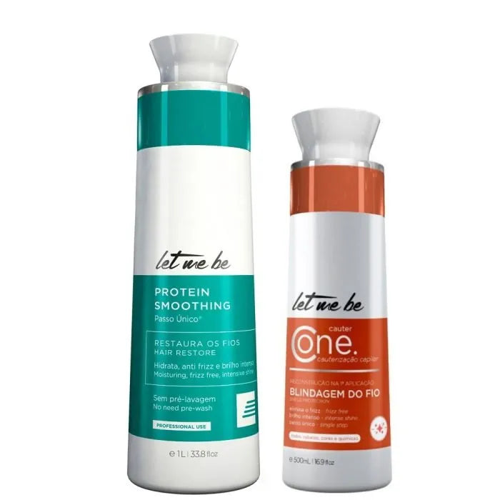 Proteinglättung Einzelschritt | 1L + Kauterauge eins - Lass mich | 500 ml