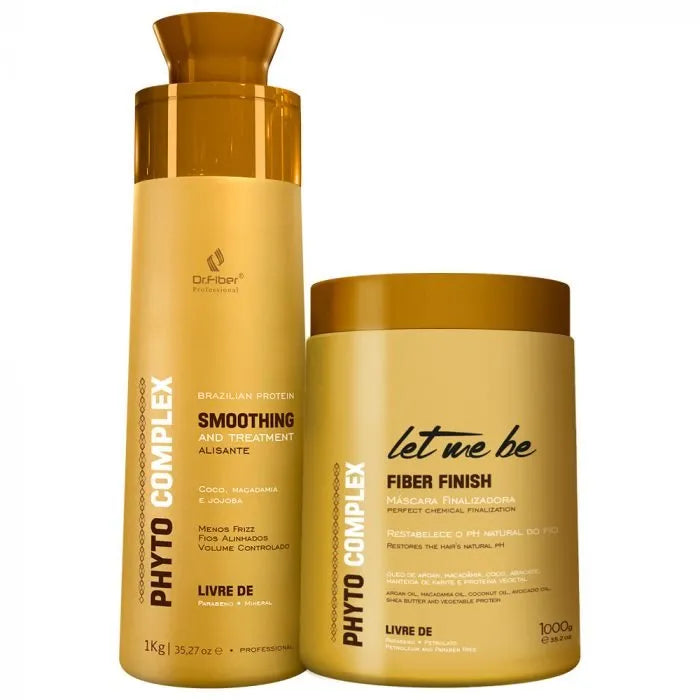 Phyto -Komplex -Glattung | 1L + Phyto Complex Finishing Maske | 1 kg