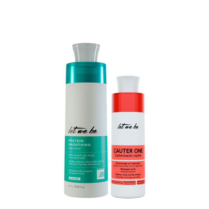 Proteinglättung Einzelschritt | 1L + Kauterauge eins - Lass mich | 500 ml