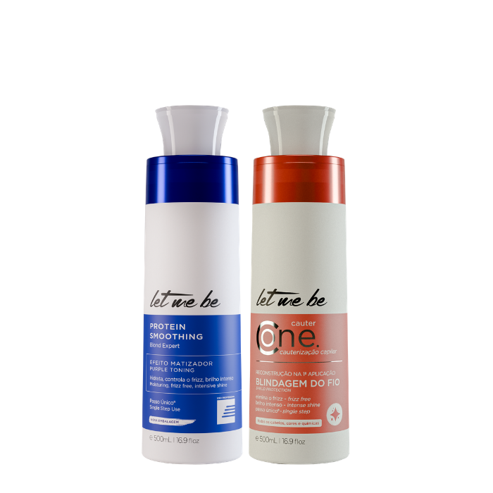 Blonde Expertenschritt -Glattung | 500 ml + Kauter eine Kauterisierung - Lass mich | 500 ml