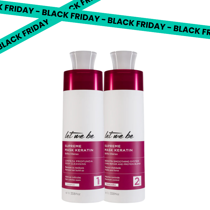 Oberste Glattung Kit Mask Keratin | 2x1l